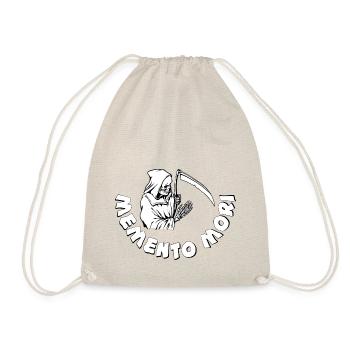 rappelez-vous que vous mourrez faucheuse latine - Sac de sport léger - nature - Devant