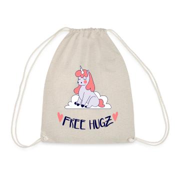 Gift Idea Baby Party Girl Romper Birth - Drawstring Bag - nature - Front