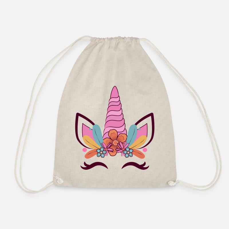Licorne - Sac de sport léger - nature
