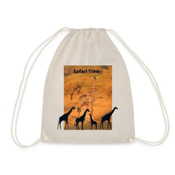 Safari time - Drawstring Bag - nature - Front