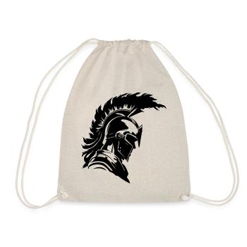 Warrior Sparta Helmet Spartan - Drawstring Bag - nature - Front