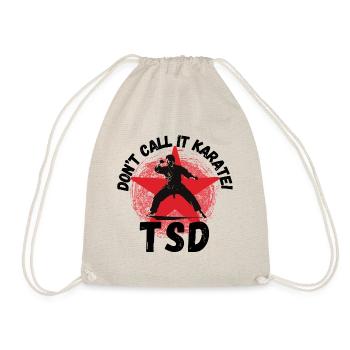 Tang Soo Do - Inspirierendes Design für Kämpfer - Turnbeutel - Natur - Vorne