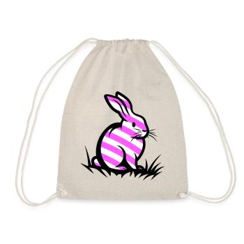 Osterhase Ostern - Turnbeutel - Natur - Vorne