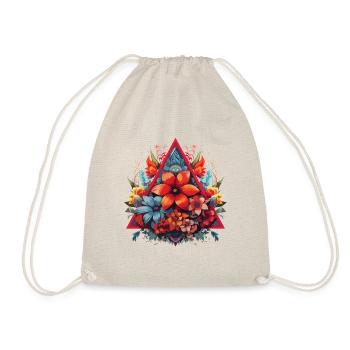 Triangle de fleurs - Sac de sport léger - nature - Devant