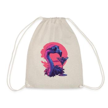 Sundowner Flamingo - Drawstring Bag - nature - Front