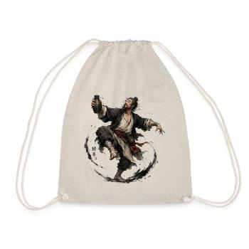 Drunken Master – Martial Arts Design - Turnbeutel - Natur - Vorne