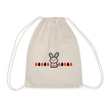 Hase Ostern - Turnbeutel - Natur - Vorne