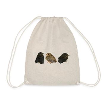 Robin Branches - Drawstring Bag - nature - Front