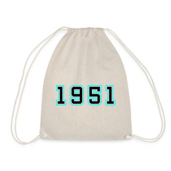 1951 Year Birthday - Drawstring Bag - nature - Front