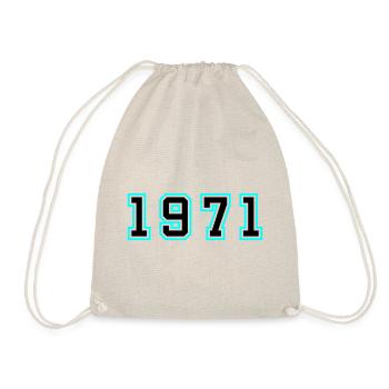 1971 Year Birthday - Drawstring Bag - nature - Front