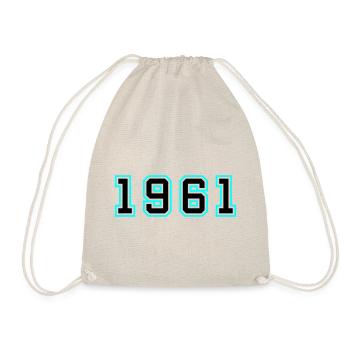 1961 Year Birthday - Drawstring Bag - nature - Front