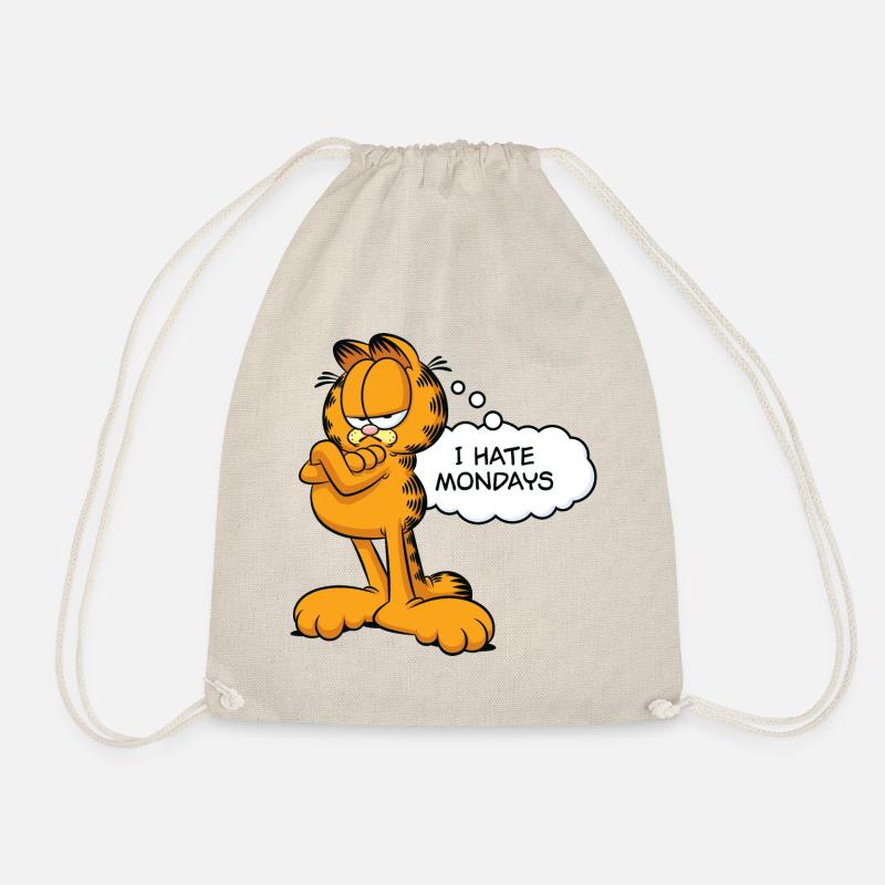 Garfield Ich Hasse Montage - Turnbeutel - Natur