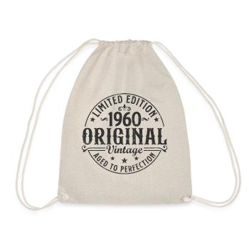 Vintage 1960 Vintage né Anniversaire Rétro - Sac de sport léger - nature - Devant
