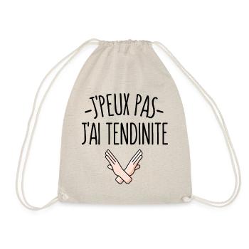 J'peux pas j'ai tendinite - Sac de sport léger - nature - Devant