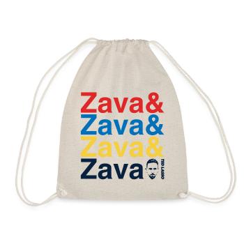 Ted Lasso Zava Schriftzug Bunt - Turnbeutel - Natur - Vorne