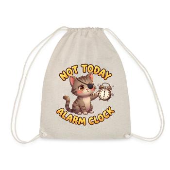 FMorgenmuffel Katze Fiete – Not Today - Turnbeutel - Natur - Vorne