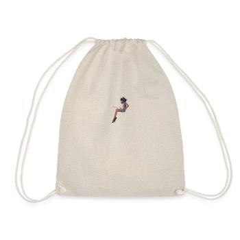 Gamer Girl assis devant son ordinateur portable - Sac de sport léger - nature - Devant