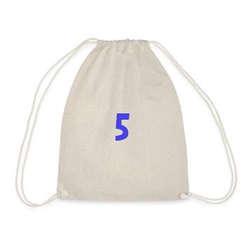 5. 5 JAHRE. 5-JÄHRIGES JUBILÄUM. 5-JÄHRIGES JUBILÄUM. 5 - Turnbeutel - Natur - Vorne