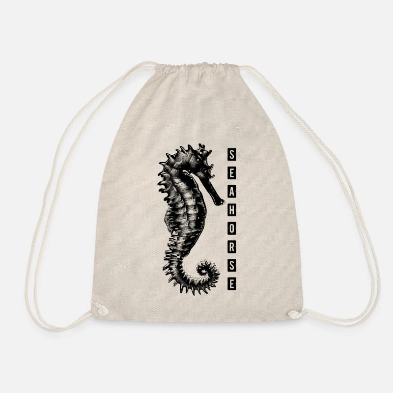 Seahorse Seepferdchen - Turnbeutel - Natur