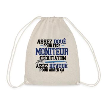 Equitation Cheval Cavalier Sport équestre Humour - Sac de sport léger - nature - Devant