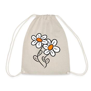 Daisy Daisies Flower Blossom Floral Floral - Drawstring Bag - nature - Front