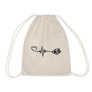 Amour du cœur Gold Pulse - Sac de sport léger - nature - Devant