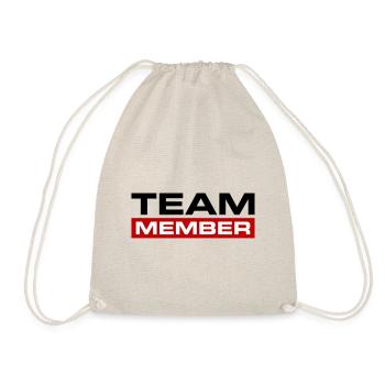 Team Member - Drawstring Bag - nature - Front