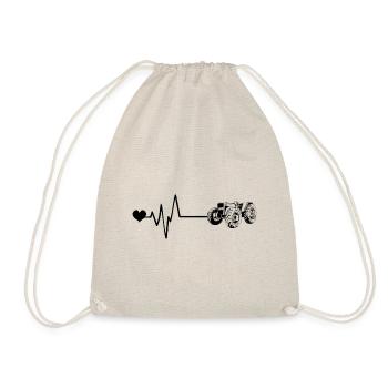 Tracteur Pulse Coeur Amour - Sac de sport léger - nature - Devant