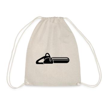 Icône d’icône de tronçonneuse - Sac de sport léger - nature - Devant