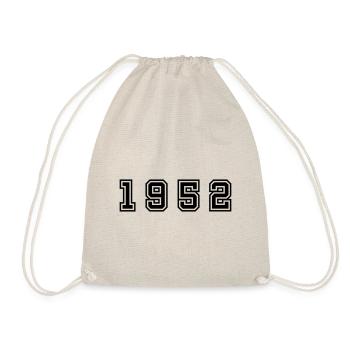 1952 numéro d'année - Sac de sport léger - nature - Devant