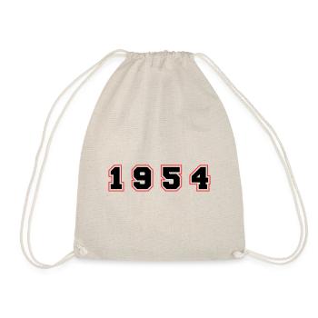 1954 Year Number - Drawstring Bag - nature - Front