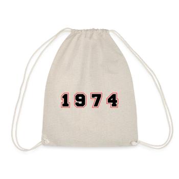 1974 Year Number - Drawstring Bag - nature - Front