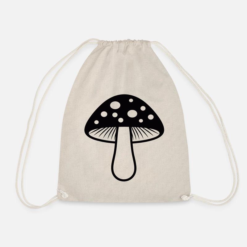 mushroom - Drawstring Bag - nature