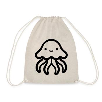 Jellyfish - Drawstring Bag - nature - Front