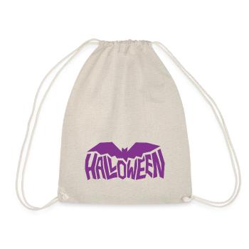 Halloween-Peitsche - Turnbeutel - Natur - Vorne