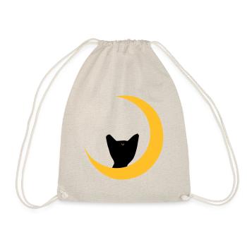 chat de lune - Sac de sport léger - nature - Devant