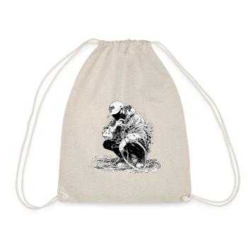 Connected Rap Soul Flow - Drawstring Bag - nature - Front