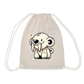 Cute Sabertooth Animal - Drawstring Bag - nature - Front