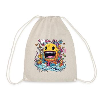 Doodle - Drawstring Bag - nature - Front