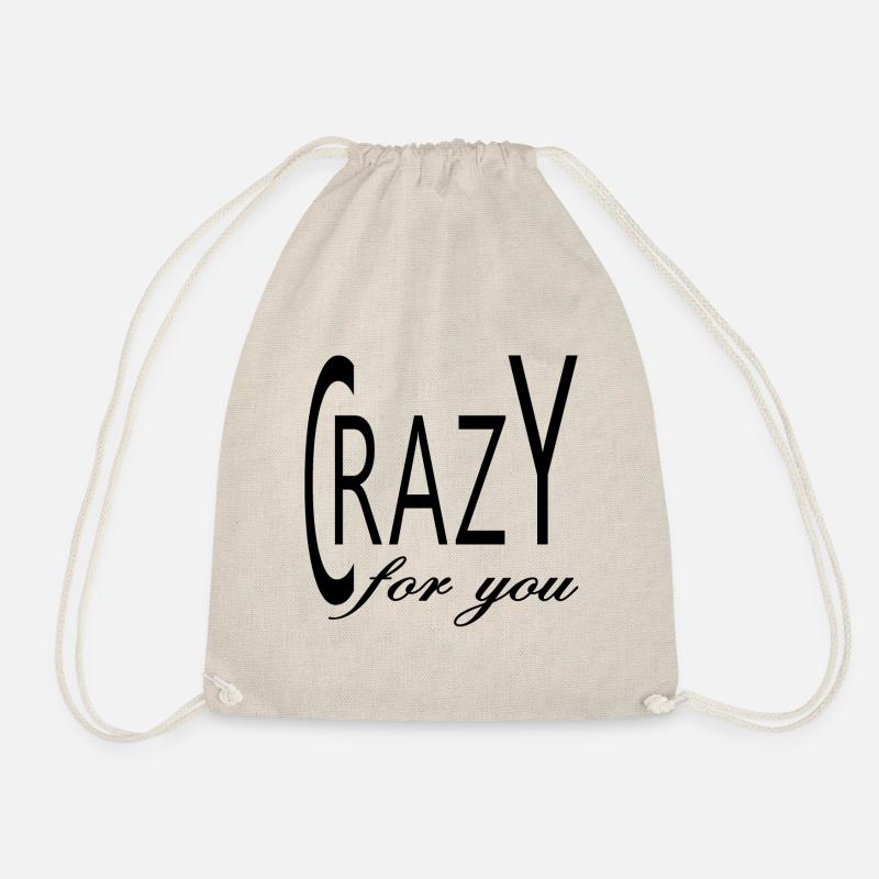 Crazy for You in Black - Turnbeutel - Natur