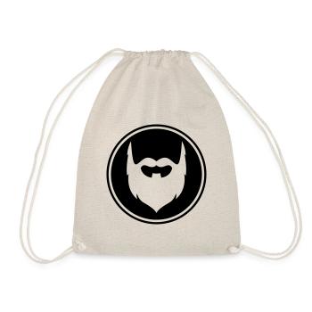 Symbole de barbe - Sac de sport léger - nature - Devant