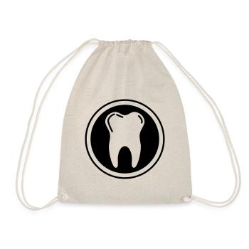 Tooth icon symbol - Drawstring Bag - nature - Front