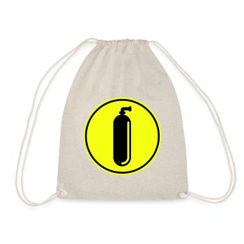 Oxygen Diving Circle - Drawstring Bag - nature - Front