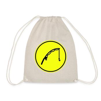 Icône de pêche à la canne à pêche - Sac de sport léger - nature - Devant