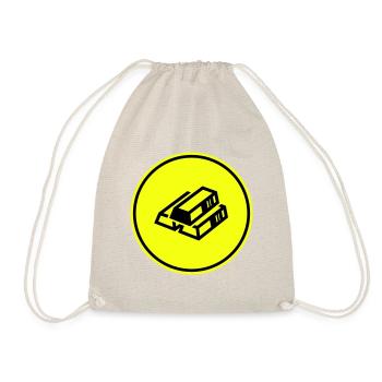 Icône Silhouette dorée - Sac de sport léger - nature - Devant