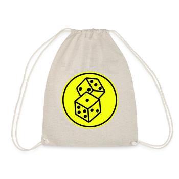 Dice Casino Symbol - Drawstring Bag - nature - Front