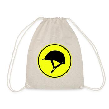 Icône du chapeau équestre - Sac de sport léger - nature - Devant