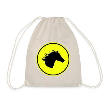 Pferd Horse icon - Turnbeutel - Natur - Vorne