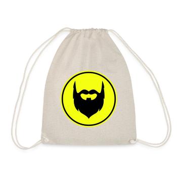Symbole de barbe - Sac de sport léger - nature - Devant