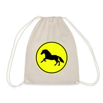 Pferd Horse icon - Turnbeutel - Natur - Vorne